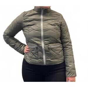 NEW CRO etage downmix lightweight jacket in olive green